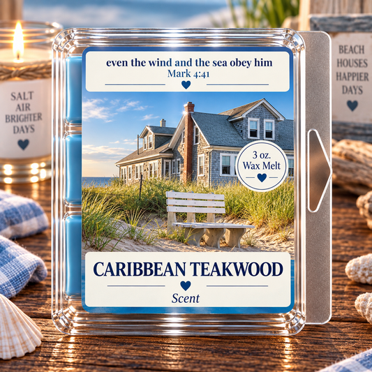 Caribbean Teakwood 3 oz. Wax Melt