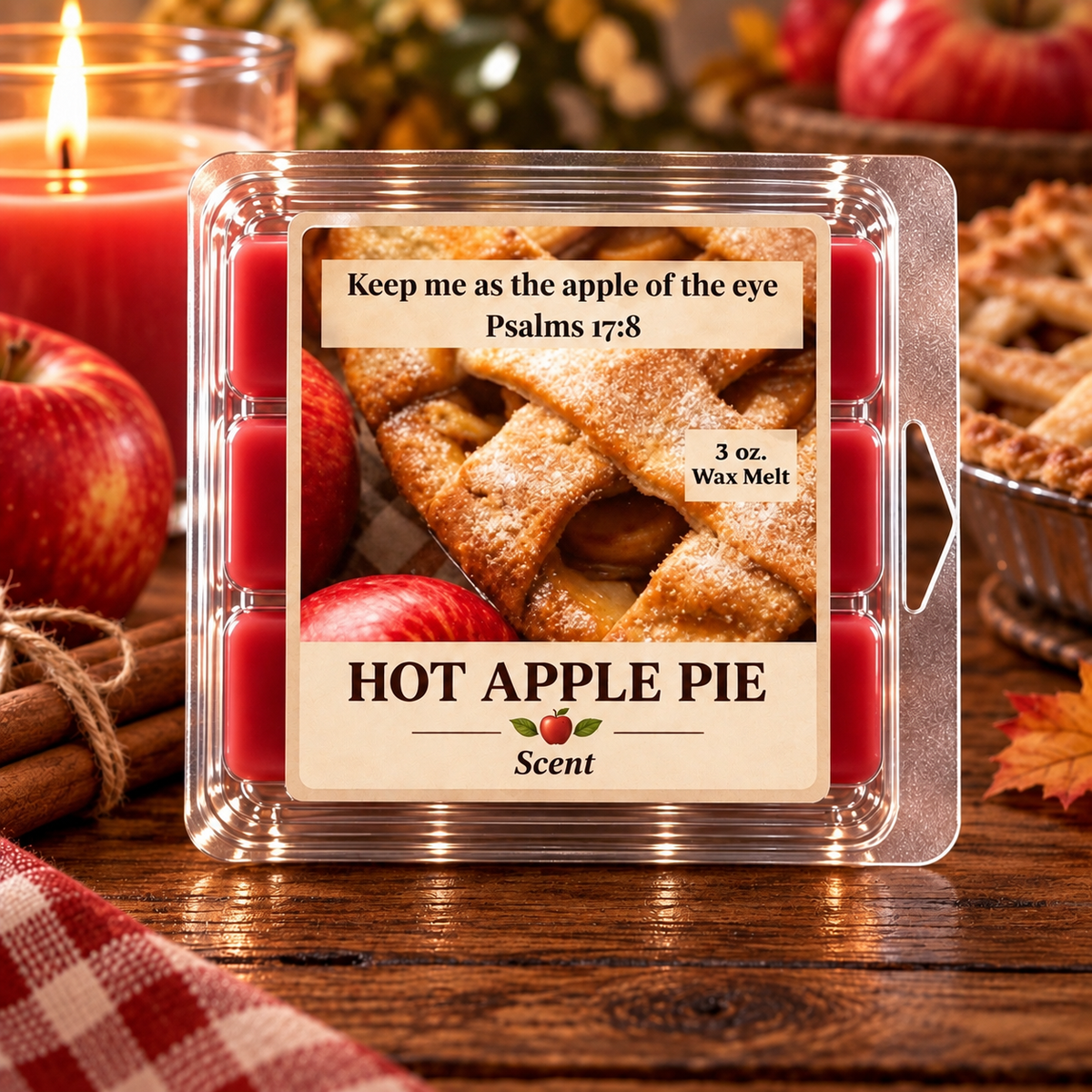 Hot Apple Pie 3 oz. Wax Melt
