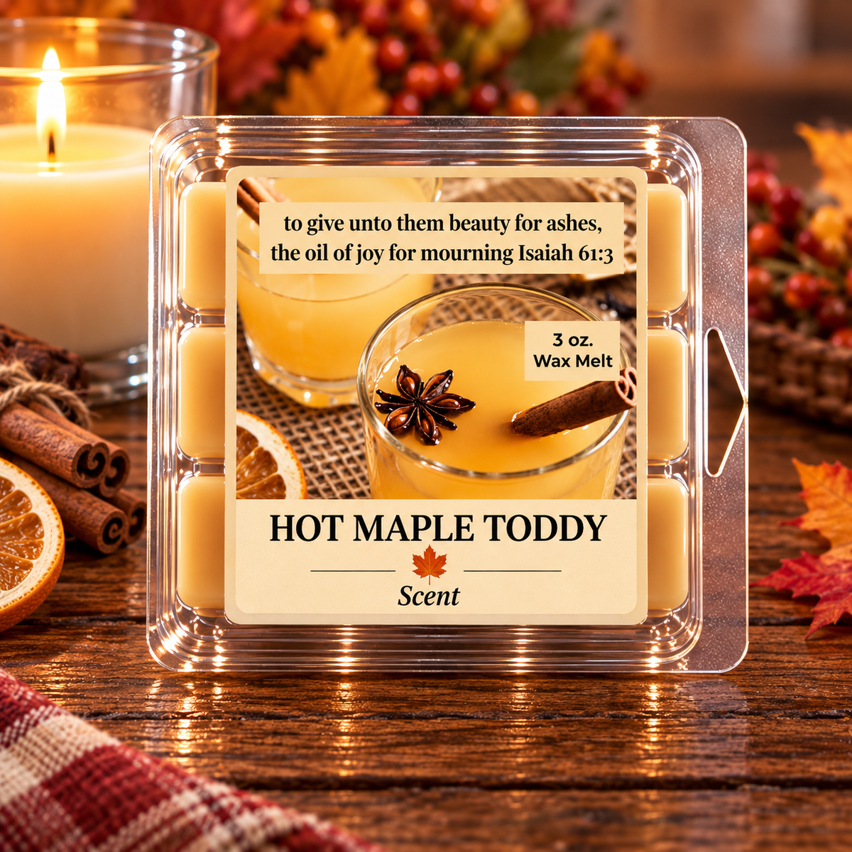 Hot Maple Toddy 3 oz. Wax Melt