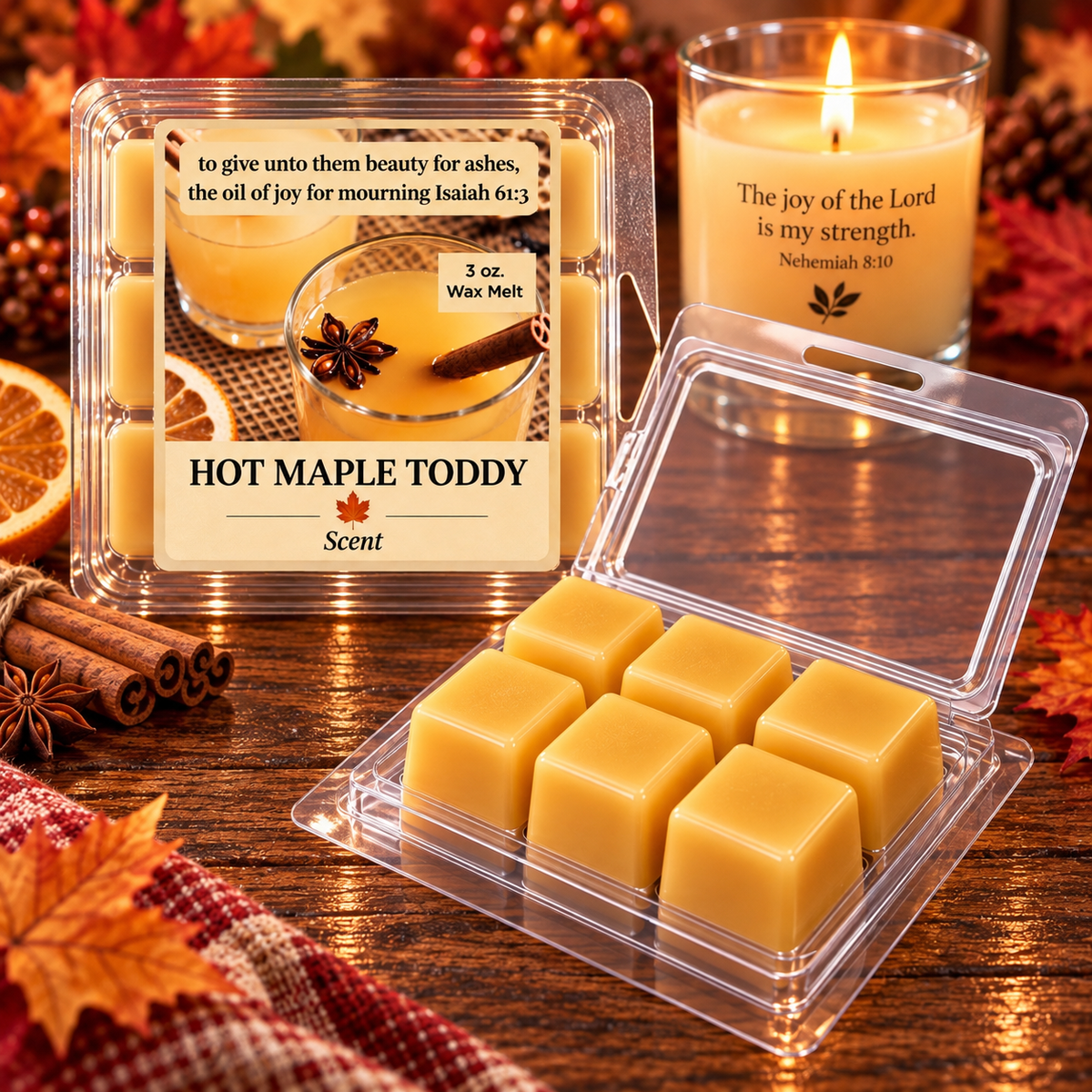 Hot Maple Toddy 3 oz. Wax Melt