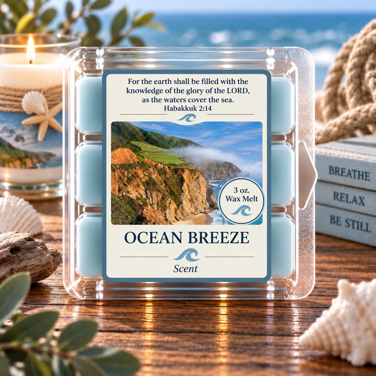 Ocean Breeze 3 oz. Wax Melt