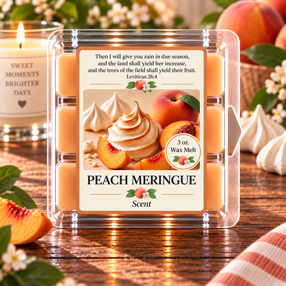 Peach Meringue 3 oz. Wax Melt