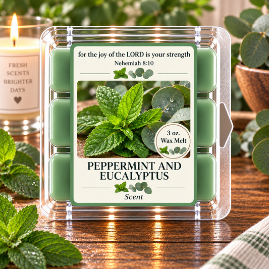 Peppermint and Eucalyptus 3 oz. Wax Melt