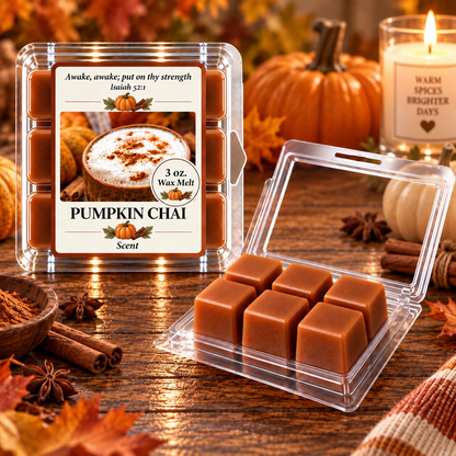 Pumpkin Chai 3 oz. Wax Melt