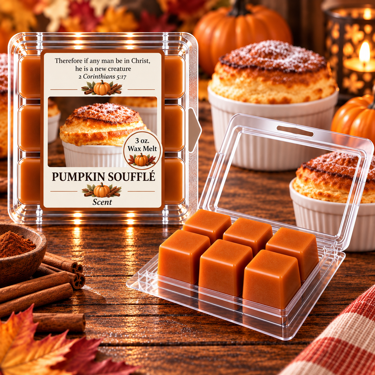 Pumpkin Souffle 3 oz. Wax Melt