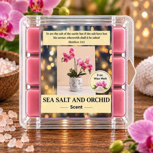 Sea Salt and Orchid 3 oz. Wax Melt