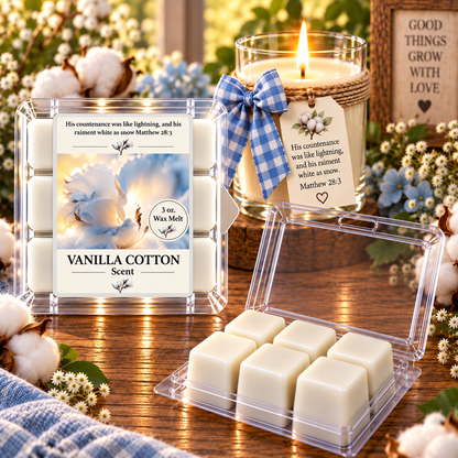 Vanilla Cotton 3 oz. Wax Melt