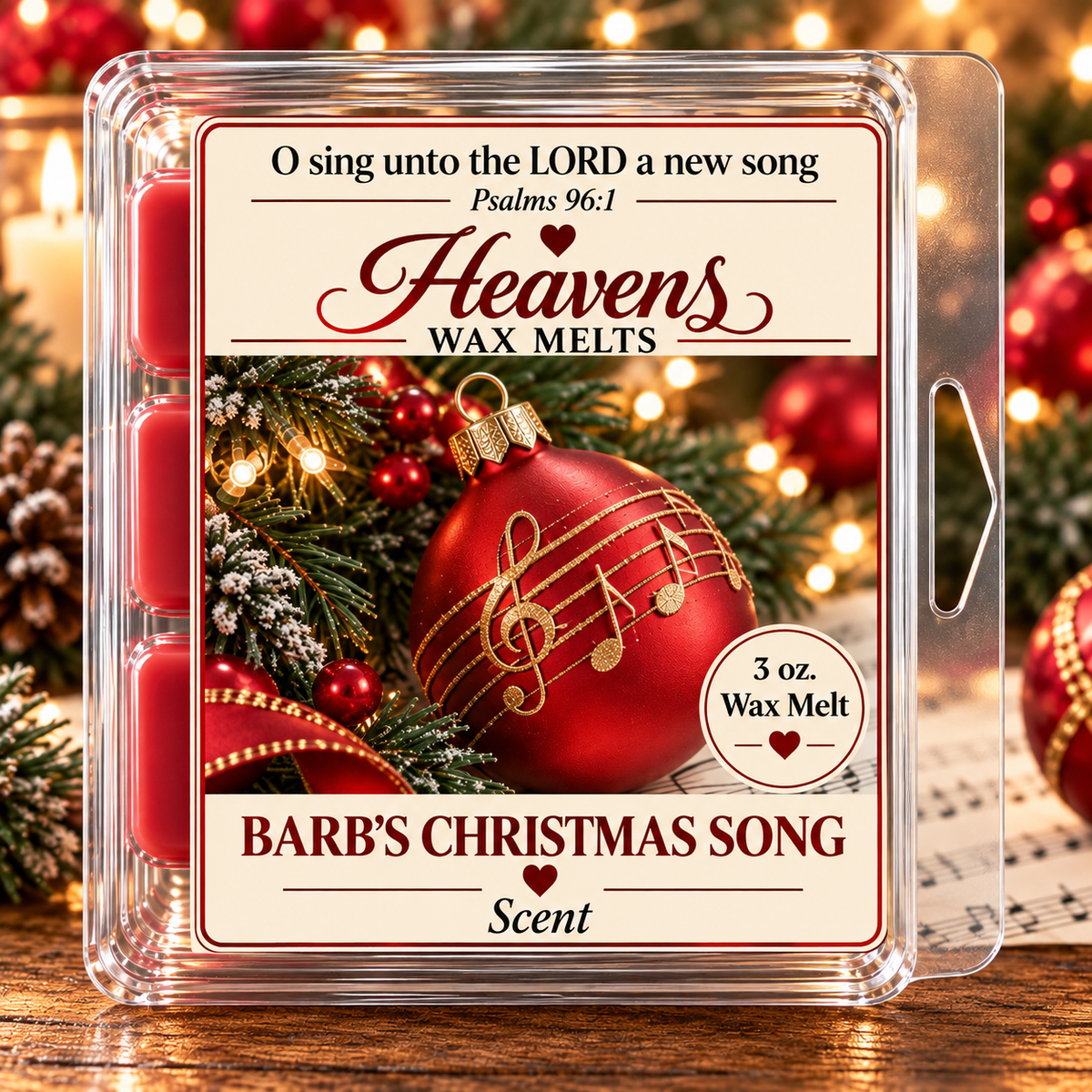Barb's Christmas Song 3 oz. Wax Melt