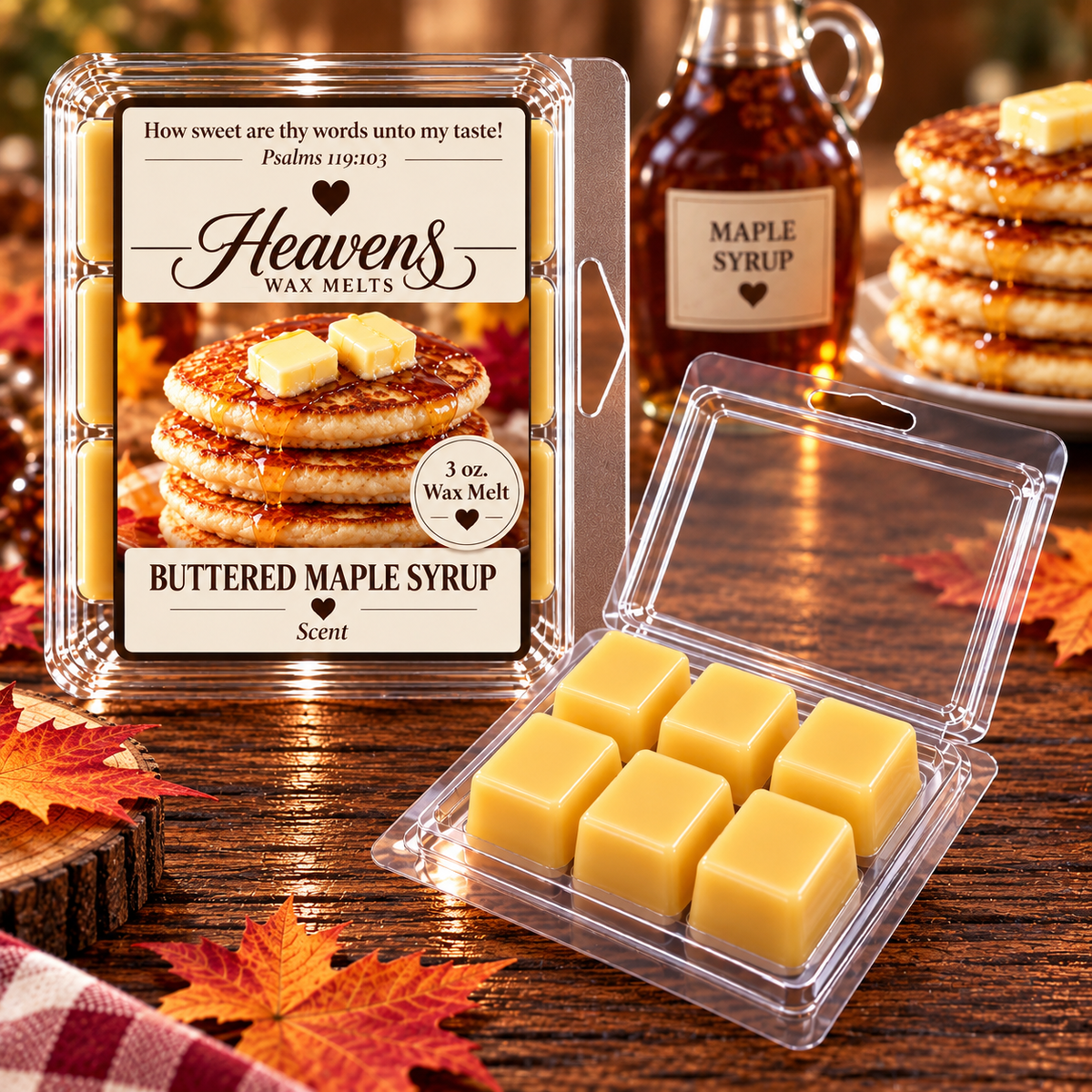 Buttered Maple Syrup 3 oz. Wax Melt