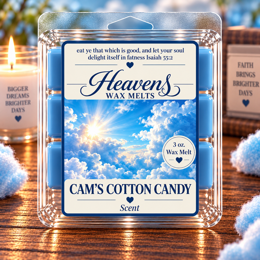 Cam's Cotton Candy 3 oz. Wax Melt
